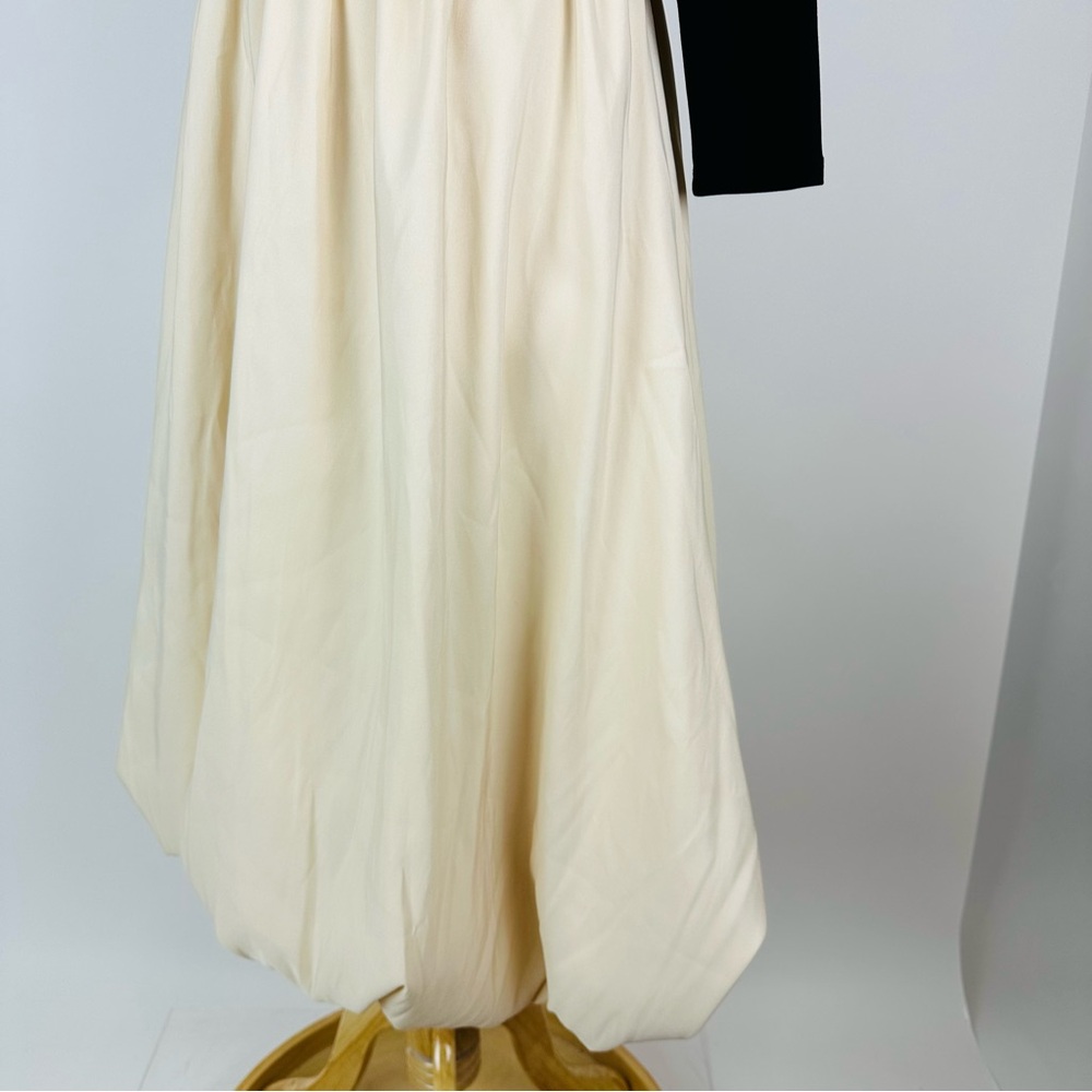 A New Day Off The Shoulder Colorblock Bubbleskirt Midi Dress Size Small - Picture 11 of 16